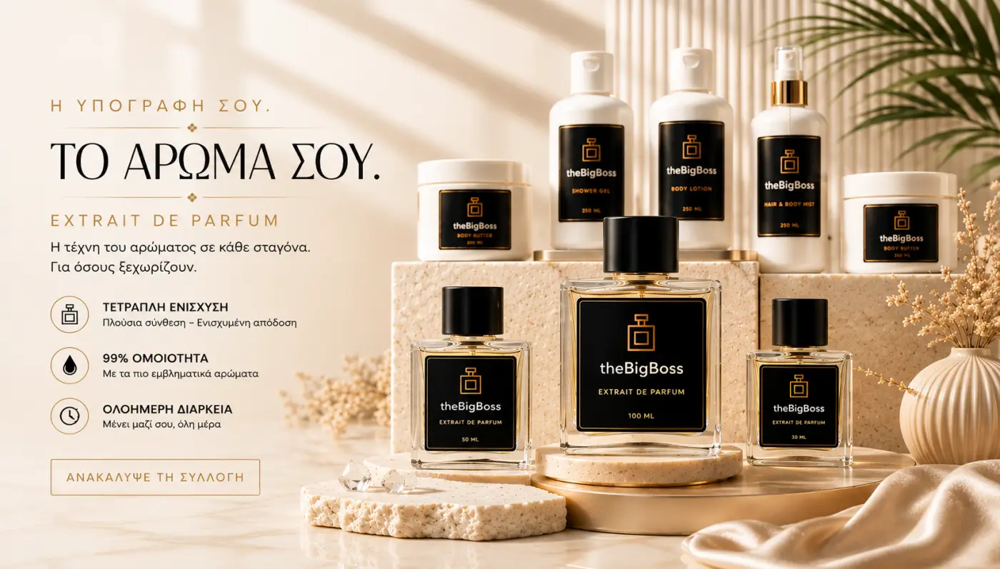 The Big Boss Extrait de Parfum – premium αρώματα τύπου με ολοήμερη διάρκεια και body care